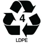 Preview: 1000x LDPE-Druckverschlussbeutel 80 x 120 mm 50mµ