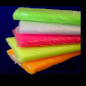 Preview: UV aktiver Tüll neonorange Meterware