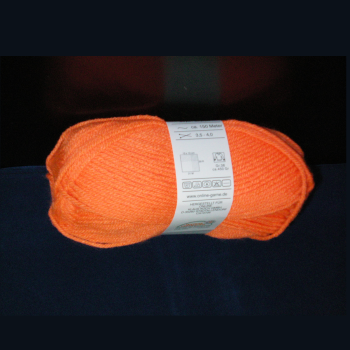 UV aktive Wolle 50g orange