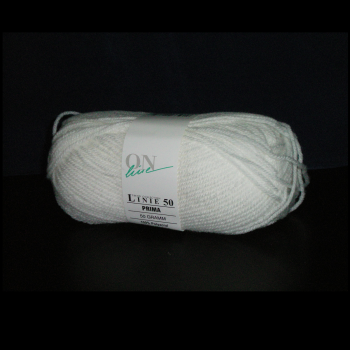 UV aktive Wolle 50g weiss