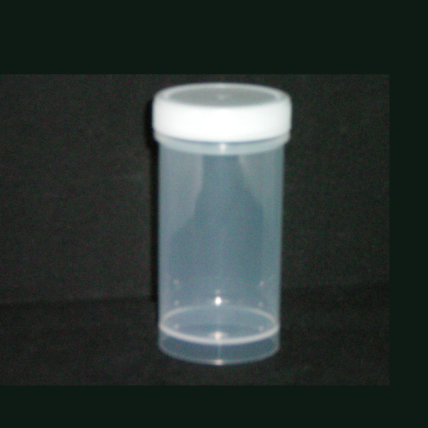 25x 100 ml Kunststoffschraubdose klar PP mit Schraubverschluss natur