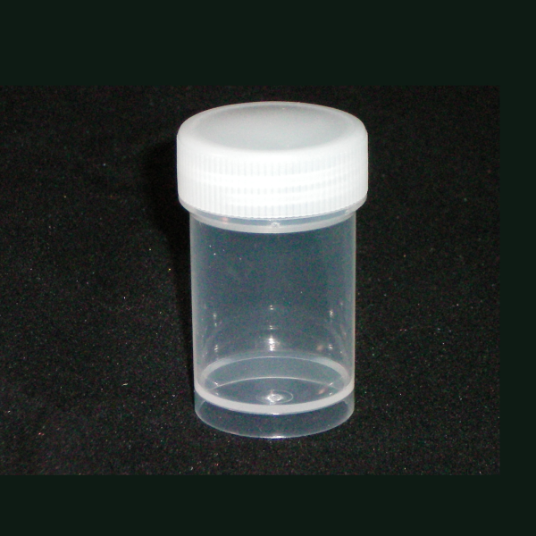 100x 20 ml Kunststoffschraubdose klar PP mit Schraubverschluss natur