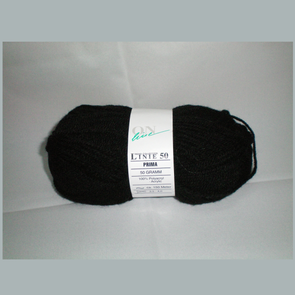 Wolle 50g schwarz